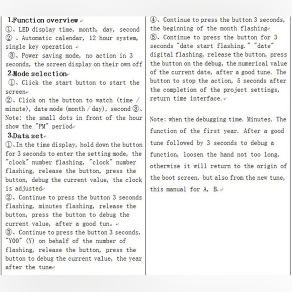 Rose Gold Digital Watch and Bracelet Set - Picture 4 of 4